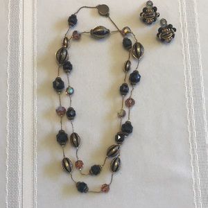 VTG Jonne Necklace & Clip On Earrings